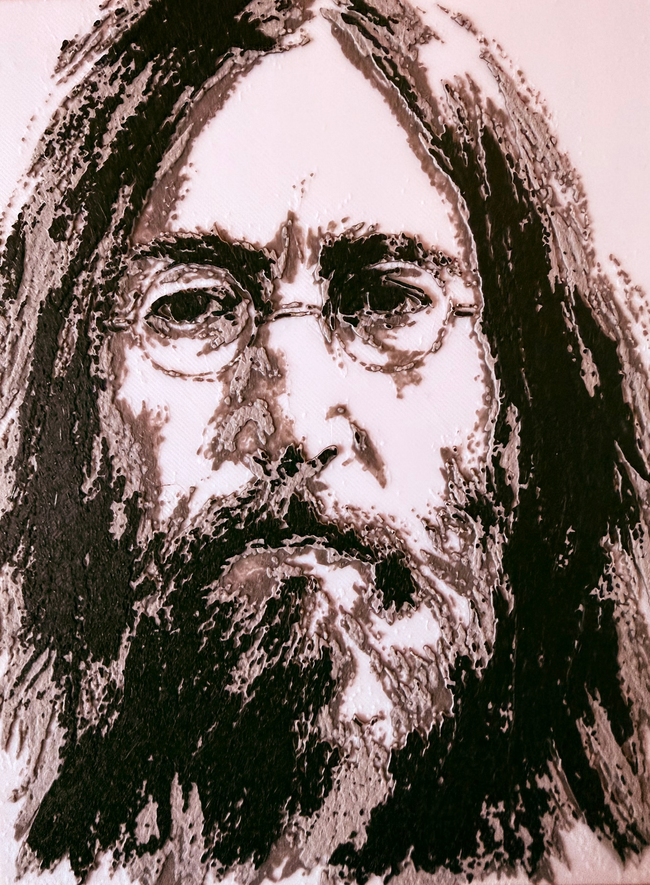 HueForge 3D Print Drawing — John Lennon